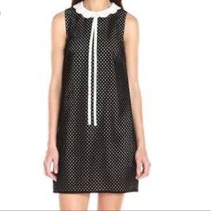 Cece Scalloped Collar perforated Shift Dress size8